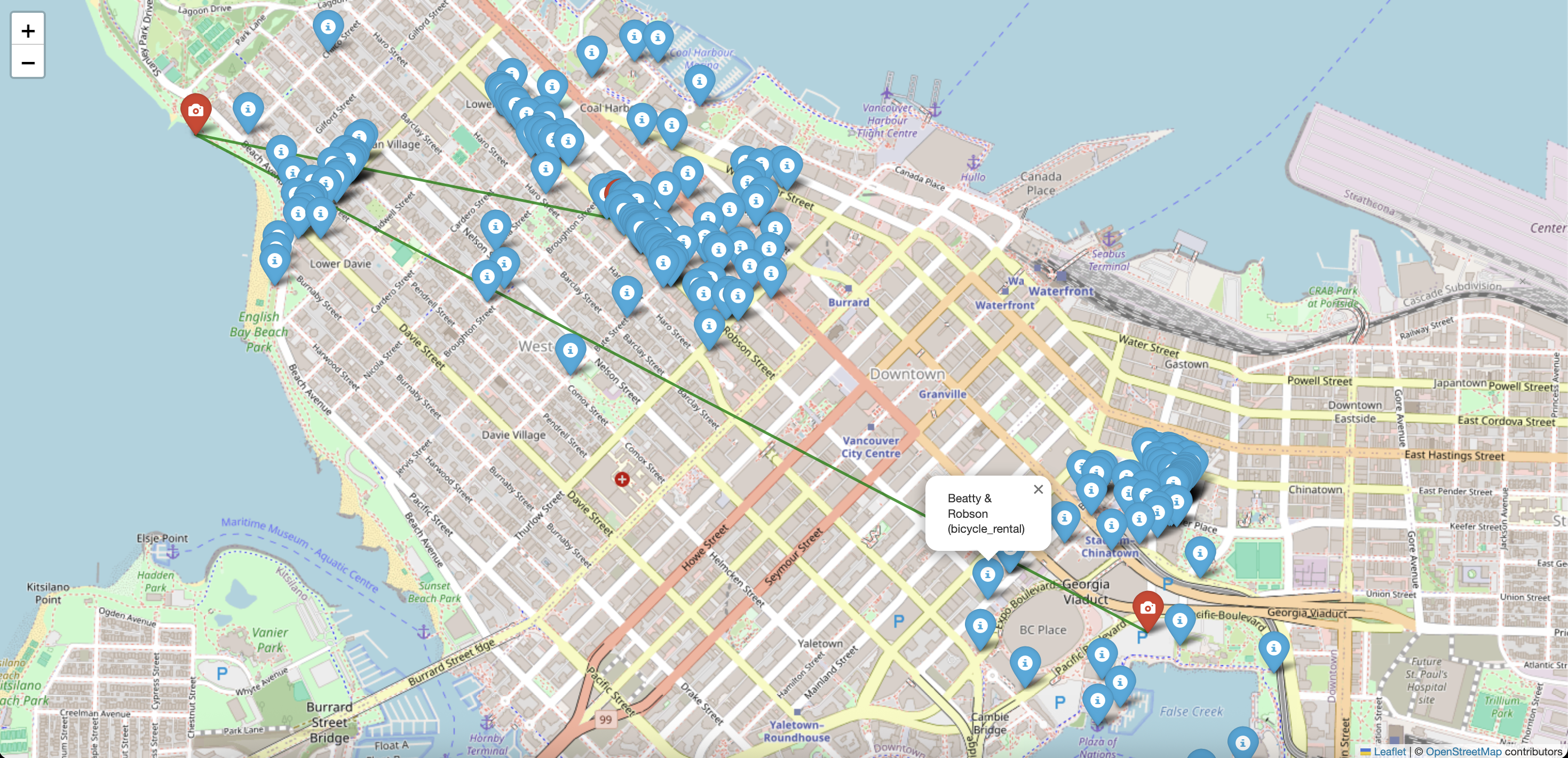 Vancouver Amenity Recommender screenshot